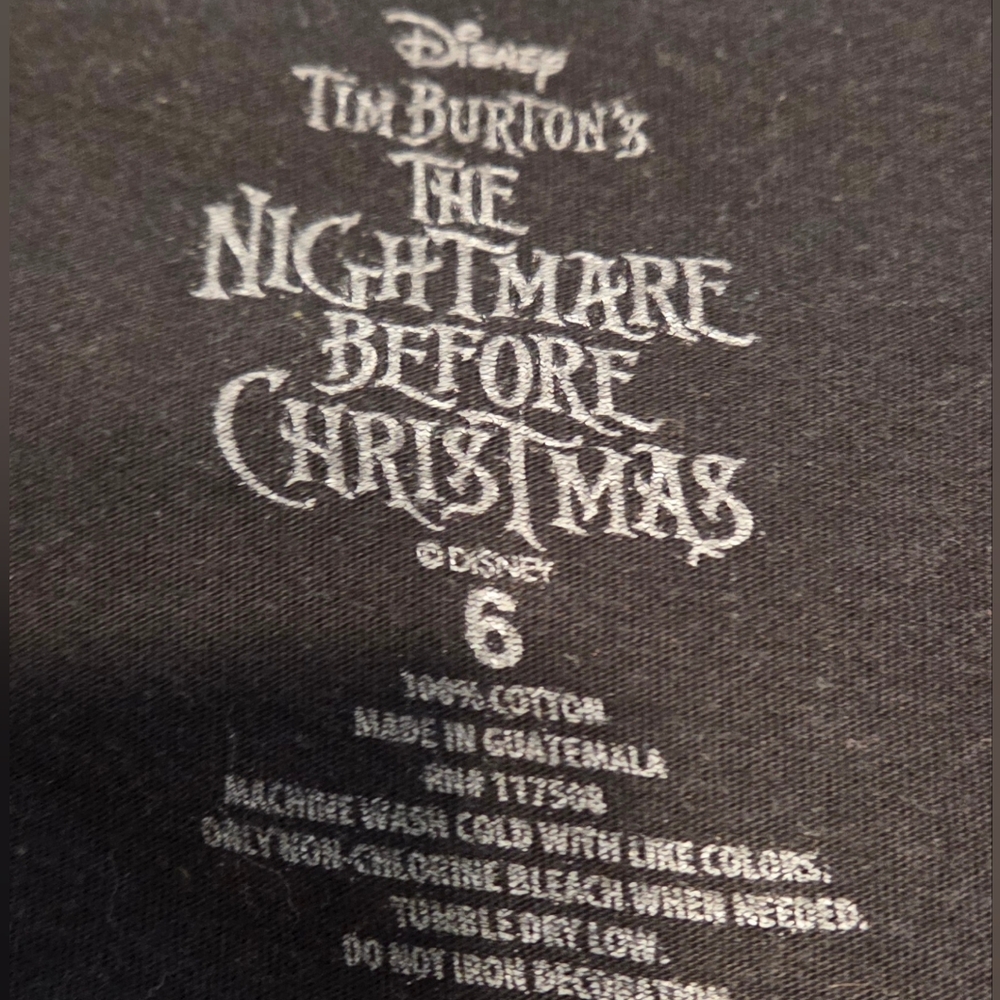 Torrid 6x Disney Nightmare Before Christmas Meant To Be Black Top - Picture 4 of 6